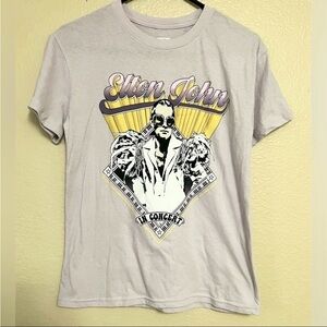 ELTON JOHN in Concert Lavender Tee- Size XS